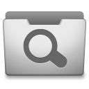 Aluminum Grey Searches Icon 128x128 png
